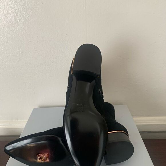 Bruno Magli Marlene soft top grain suede leather whipstitch ankle bootie Sz 6M - Picture 5 of 12